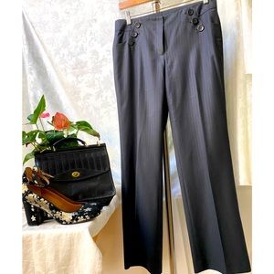 Beautiful black trousers with subtle stripe Classiques from Nordstrom 6 perfect